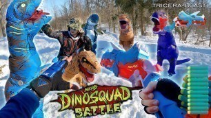 'NERF GUN DINOSQUAD BATTLE | (Nerf First Person Shooter!)'
