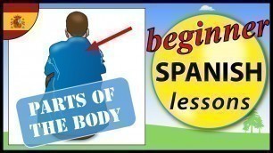 'Parts of the body in Spanish | Beginner Spanish Lessons for Children'