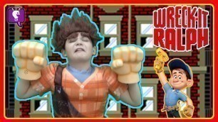 'Wreck-It Ralph KIDS Go Into Fix-It Felix Jr. GAME! by HobbyKidsTV'