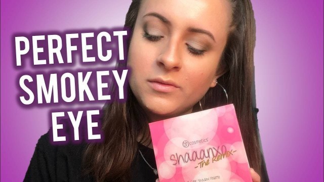 'PERFECT EVERYDAY SMOKEY EYE | BH COSMETICS SHAAANXO REMIX PALETTE MAKEUP TUTORIAL'