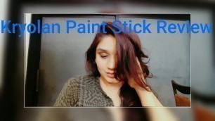 'kryolan Paint Stick# Demo and review# BOO or BOOM'