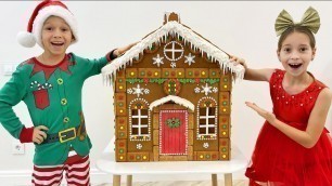 'Sofia and Christmas stories! Children make a gingerbread house and prepare gifts'
