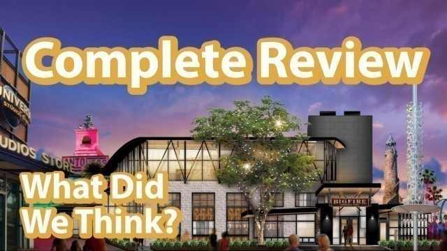 'Universal Orlando\'s New Dining Experience - Big Fire Restaurant | Full and Complete Review'