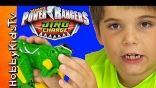 'Power Rangers Dino Charge Toy Review with HobbyKids'