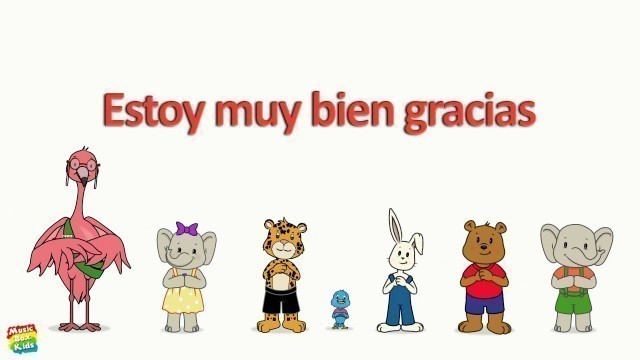 'Spanish Lesson for Children - \"Hola Hola\" (Scene & Song)'