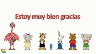 'Spanish Lesson for Children - \"Hola Hola\" (Scene & Song)'