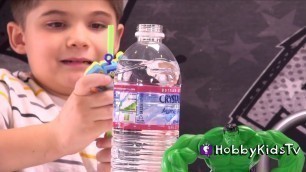 'Hulk, Plank-TON Battle! Imaginext McDonalds Surprise Spongebob Toys HobbyKidsTV'