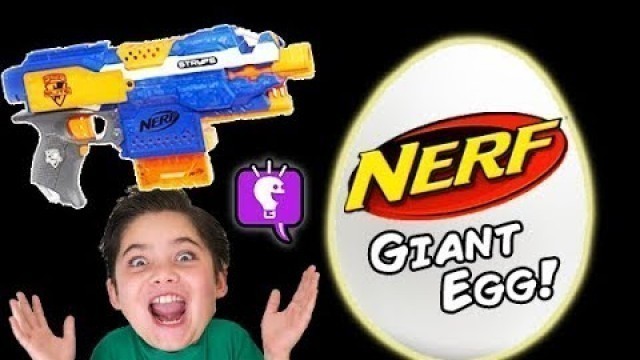 'NERF Surprise EGG Toys Compilation Show by HobbyKidsTV'