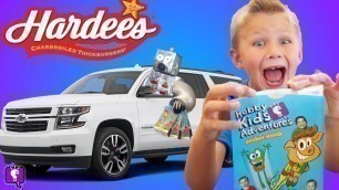 'Get HobbyKids Star Pals Meal at Hardee’s! Also at Carl’s Jr. + Robot Drives our Car'