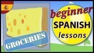'Groceries in Spanish | Beginner Spanish Lessons for Children'