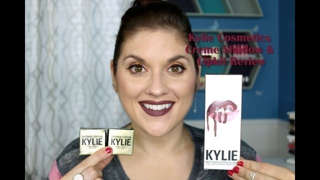 'Kylie Cosmetics Creme Shadow + Love Bite Lipkit Review'