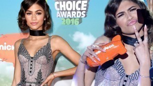 'Zendaya\'s Heartfelt Kids\' Choice Awards 2016 Speech & Fashion!'