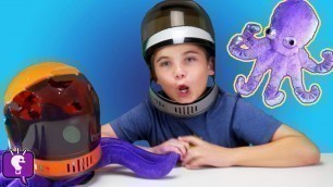 'World\'s TINIEST Toy Surprises! Space Octopus + Nerf BLASTERS with HobbyKidsTV'