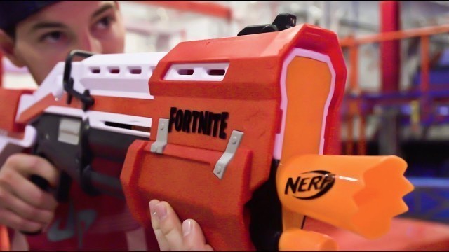 'Nerf Fortnite Blasters Battle | Dude Perfect'