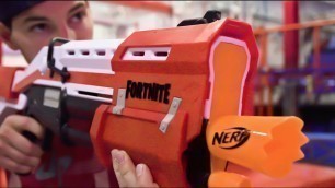 'Nerf Fortnite Blasters Battle | Dude Perfect'