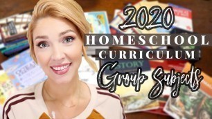 'Homeschool Curriculum 2020 \\ Group Subjects for Five kids'