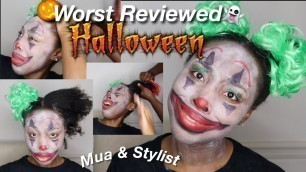 'I WENT TO THE WORST REVIEWED HALLOWEEN MAKEUP ARTIST & HAIRSTYLIST IN AMERICA'