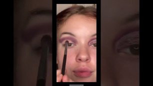 'cut crease using the colourpop gotta agate palette #beauty #makeup #makeuptutorial #colourpop'