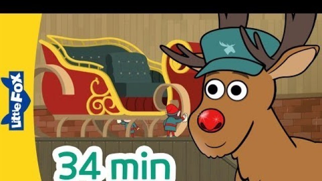 'Christmas Stories Compilation 34 min | A Giant Wreath | Christmas Story for Kids | Kindergarten'
