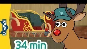 'Christmas Stories Compilation 34 min | A Giant Wreath | Christmas Story for Kids | Kindergarten'