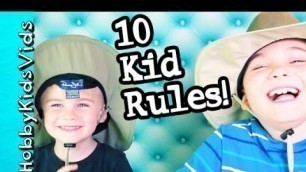 'HobbyKids 10 Weird Commands! Funny Kids by HobbyKidsVids'