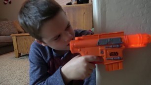 'Nerf Gun War! Ethan Vs. Cole! Extreme Toys TV Battle. Round One \"Star Wars Nerf Edition\"'