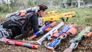 'LTT Game Nerf War : Winter Warriors SEAL X Nerf Guns Fight Criminal group Rocket Assassination 2'