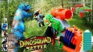 'NERF GUN DINOSQUAD BATTLE 3 | Nerf First Person Shooter!'