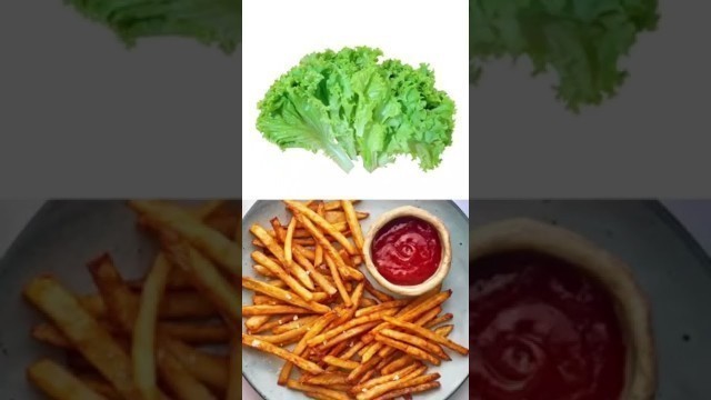 'Choose one food / Healthy food vs unhealthy food?