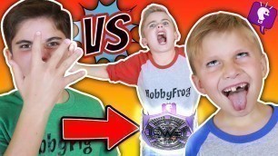 'JOHN CENA + HobbyKids in WWE ULTIMATE Wrekkin\' Challenge!'