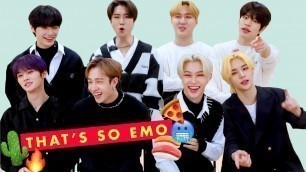 'Kpop Boy Group Stray Kids Competes In Our Super Weird Acting Test | Cosmopolitan'