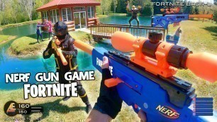 'NERF GUN GAME | FORTNITE EDITION (Nerf First Person Shooter!)'
