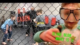 'DIY Slime and Kids MMA fight'