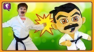 'HobbyKarate TURNS into a Plushie! Action Packed Battle Adventure by HobbyKids'