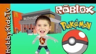 'ROBLOX Pokemon Video and Card Game Time with HobbyKids'