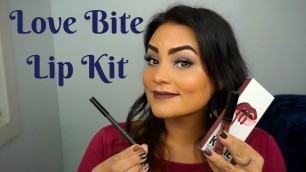 'Love Bite Lip Kit review - first impression | Melissa Chee'