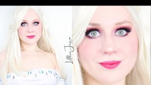 'ELSA Frozen 2 Makeup Tutorial Show Yourself Disney Cosplay 2020 | Lillee Jean'