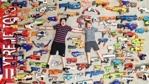 'Saying Goodbye to the Old Nerf Arsenal. Ethan and Cole Remember Nerf Blasters.'