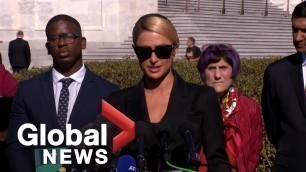 'Paris Hilton shares remarks following hearing on bill to protect kids from abuse in congregate care'