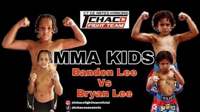 'MMA KIDS- TCHACO FIGHT TEAM Bandon Lee Vs Bryan Lee #ufc #mma #wrestling #karatejutsu'