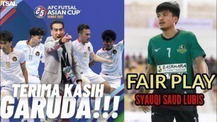 'MESKIPUN KALAH TETAPI JIWA SPORTIVITAS INDONESIA DI ATAS SEGALA - GALANYA'
