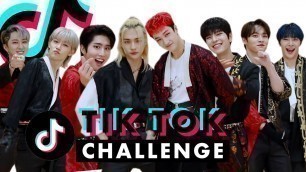 'K-Pop Boy Band Stray Kids Are WAY Too Good at TikTok! | TikTok Challenge Challenge | Cosmopolitan'