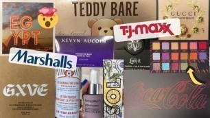 'AMAZING NEW MAKEUP! TJMAXX & MARSHALLS SHOP WITH ME | GUCCI, TOO FACED, KVD BEAUTY & MORE!'
