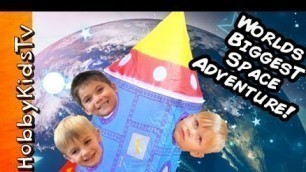 'Giant SPACE SHIP Egg by HobbyKidsTV'