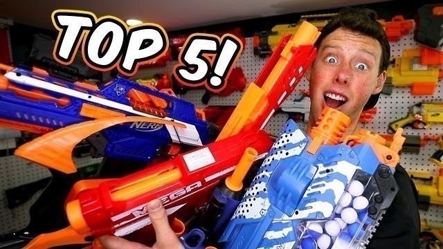 'TOP 5 NERF GUNS! (Favorite, Worst, Under $30, and Best of Each Series)'