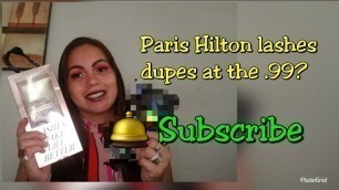 'O.M.G. Paris Hilton lashes dupes at the .99 ?!/smoke & Mirrors'