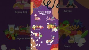 'The Ways To Reduce Unhealthy Food Intake!!! #junkfood #shorts'