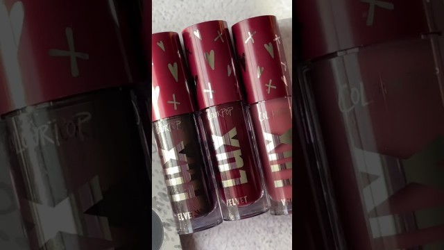 'ColourPop Troublemaker Collection - Swatches'
