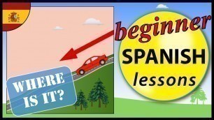 'Where is it in Spanish | Beginner Spanish Lessons for Children'