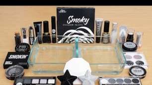 'Smoke And Mirrors - Mixing Makeup Into Slime ASMR - Satisfying Video Slime'